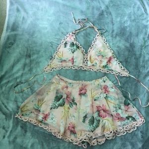 Floral two piece set